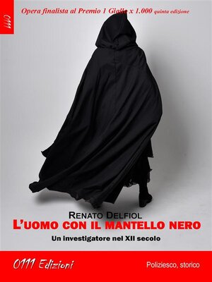 cover image of L'uomo con il mantello nero